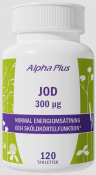 Alpha Plus Jod 300 µg 120 tabletter