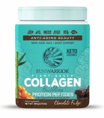Sunwarrior Collagen Building Protein peptides Choklad 500 g