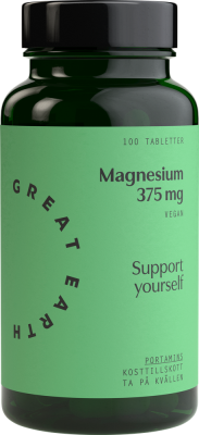 Great Earth Magnesium 375 mg 100 tabletter