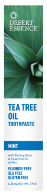 Desert Essence Tea Tree Oil Toothpaste Mint 176 g