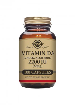 Solgar Vitamin D3 2200 IU 100 kapslar