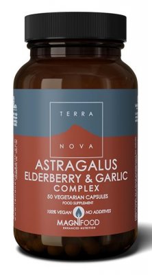 Terranova Astragalus Elderberry & Garlic Complex 50 kapslar
