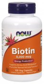 NOW Foods Biotin 5000 mcg 120 kapslar