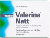 Pharbio Valerina Natt 40 tabletter