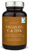 NORDBO Vegan D3 C-vitamin & Zink 90 kapslar