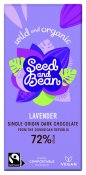 Seed & Bean Choklad Mörk Lavendel EKO 85 g