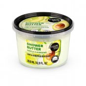 Organic Shop Shower Butter Gentle Cleansing Lime and Whipped Avocado 250ml
