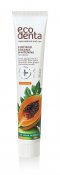 Ecodenta Tandkräm Papaya Blekande Fluor 75 ml