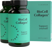 Great Earth Biocell Collagen Hyaluronsyra 60 kapslar 2-pack