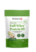 BioSalma Full Whey Protein 80 Vanilla & Pear 1 kg
