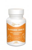 Alpha Plus D3-vitamin 3000 IE med K2-vitamin och astaxantin 120 kapslar