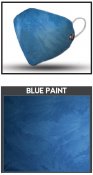 Munskydd M19 Tvättbart Blue Paint