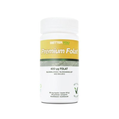 Better You Premium Folat 90 kapslar