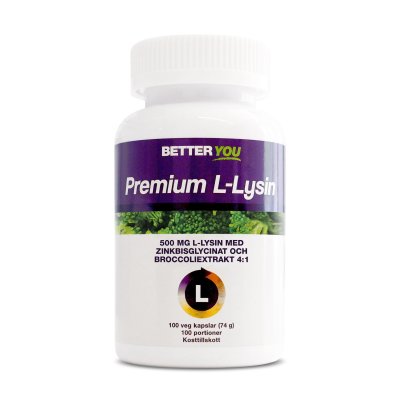 Better You Premium L-Lysin 100 kapslar