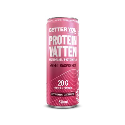 Better You Proteinvatten Sweet Raspberry Elektrolyter 330ml