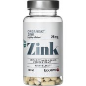 BioSalma Zink +C-vitamin 100 tabletter