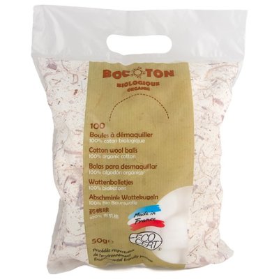 Bocoton Bomullstussar Eko/Fairtrade 100st