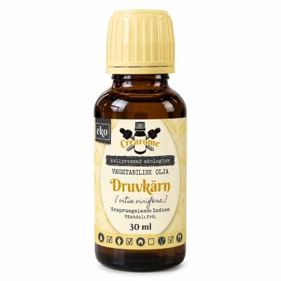 Crearome Druvkärnolja kallpressad EKO 30 ml