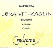 Crearome Lera Vit Kaolin Finkornig 1kg