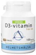 Helhetshälsa D3-vitamin 50 µg vegan 100 kapslar