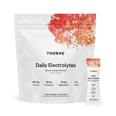 Thorne Research Daily Electrolytes Blood Orange (NSF) 30 Stick Packs