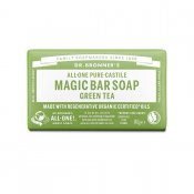 Dr. Bronner Magic Bar Soap Green Tea 140g