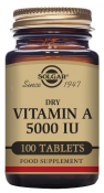 Solgar Dry Vitamin A 5000 IU 100 tabletter