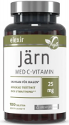 Elexir Pharma Järn med C-vitamin 100 tabletter