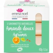 Emma Noël Tvål Mandel & Citrus 3-pack 3×150 G