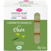 Emma Noël Tvål Oliv 3-pack 3×150 G
