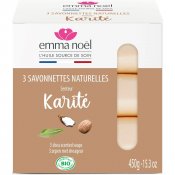 Emma Noël Tvål Sheasmör 3-pack 3×150 G