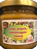 Honung Pollen Propolis & Bidrottninggelé 240g