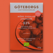 Göteborgs Hantverkschoklad Jordgubb 63% EKO 50 g