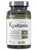 Elexir K2+D3-vitamin 60 kapslar