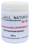 All Natural Scandinavia Magnesiumsulfat-Epsomsalt 200 g