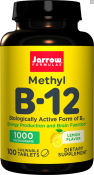 Jarrow B-12 1000mcg Methyl 100tuggtabletter