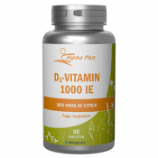 Alpha Plus D3-Vitamin 1000 IE 90 tuggtabletter