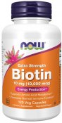 NOW Foods Biotin 10mg (10.000 mcg) Extra Strength 120 vegcaps