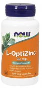 NOW Foods L-OptiZinc 30 mg 100 vegkapslar
