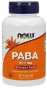 Now Foods PABA 500 mg 100 kapslar