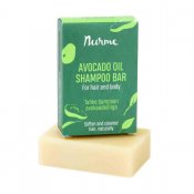 NURME Avocado Oil Shampoo Bar 100g (för mörkt hår)