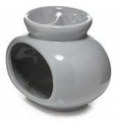 Eden Grå Oval Aromalampa Keramik