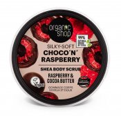 Organic Shop Choco'n'Raspberry Body Scrub Silky-Soft Raspberry&Cocoa 250ml