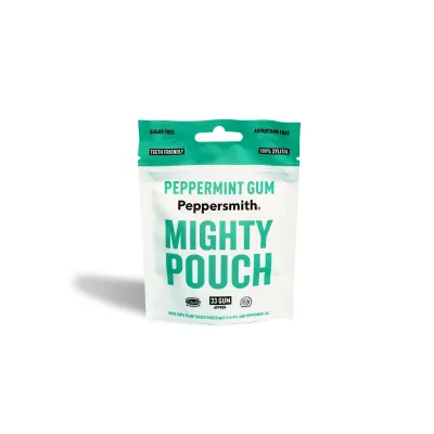 Peppersmith Tuggummi Mighty Pouch Pepparmynta 50g