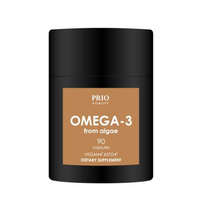 Prio Vitality Omega-3 algae 90 kapslar