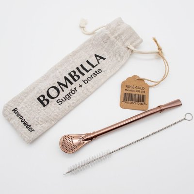 Rawpowder Yerba Straw/Bombilla Roséguld