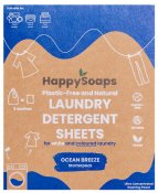 HappySoaps Laundry Sheets – färgad och vit tvätt – prova på-paket 3 st