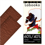 Zotter Mörk Choklad 60%/40% Cacao-Oat Drink 2x35g EKO