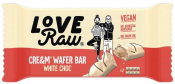 LoveRaw Cre&m Filled Wafer Bar White Choc 43 g