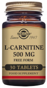Solgar L-Carnitine 500 mg 30 tabletter